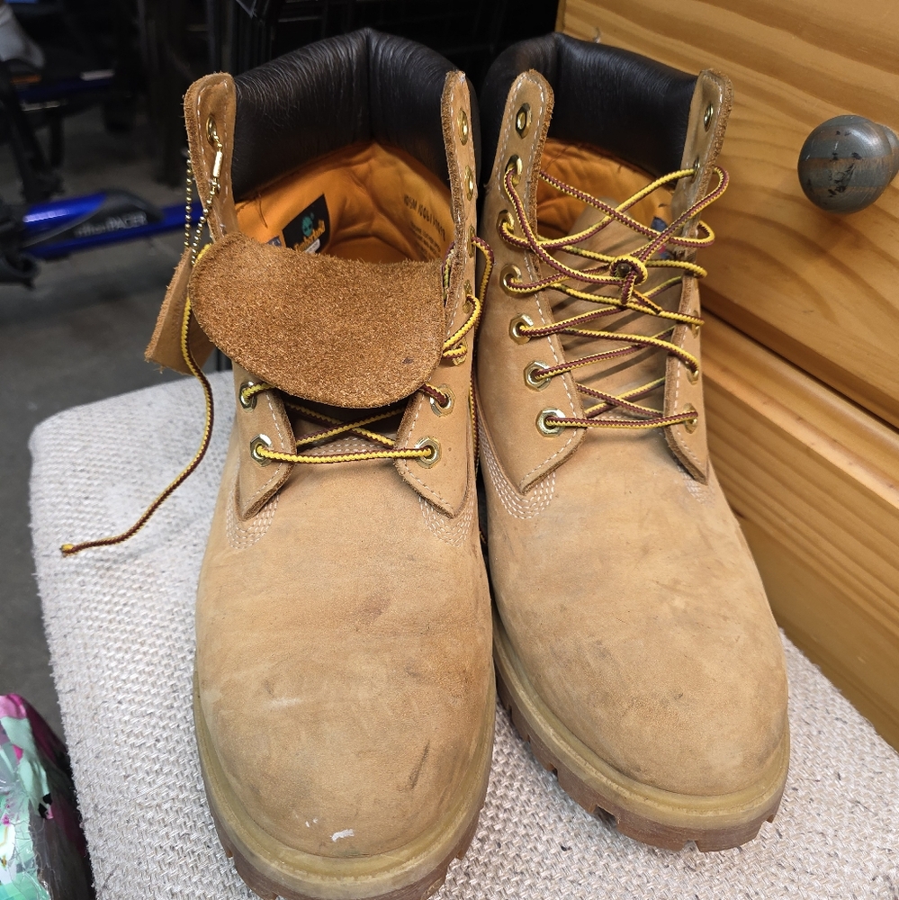 Timberland Men's Light Brown Leather Boots